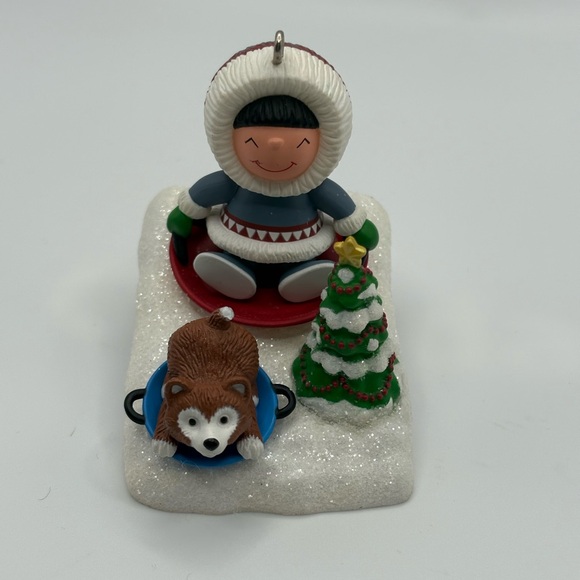 2008 Hallmark Keepsake Ornament Frosty Friends & Husky Dog Sledding #29 NO BOX - Picture 2 of 11